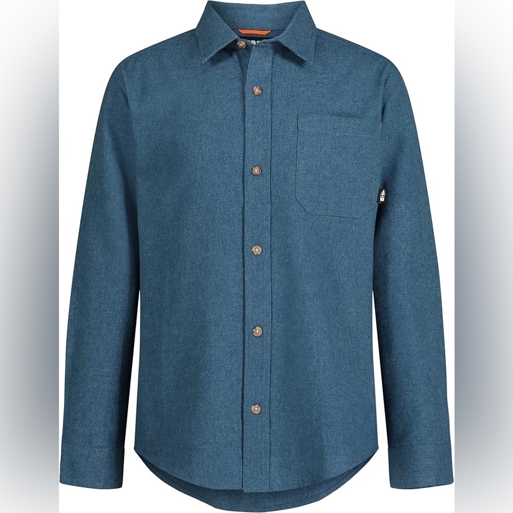 Bass Outdoor Blue Flannel Button Down Shirt